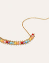 Collar Shamira Full Stones Acero Baño Oro