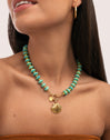 Collar Shelly Acero Baño Oro