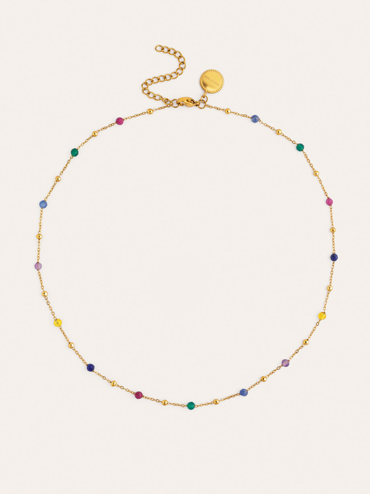 Collar Sophie Colors Acero Baño Oro - vista 4