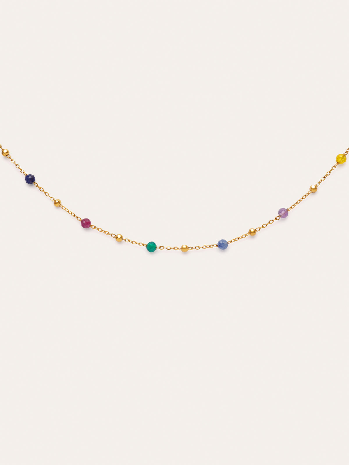 Collar Sophie Colors Acero Baño Oro