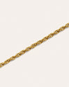 Spinning Rope Chain Gold Necklace