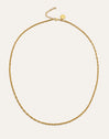 Spinning Rope Chain Gold Necklace