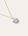 Starfish Blue Stainless Steel Gold Necklace