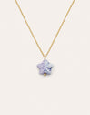 Starfish Blue Stainless Steel Gold Necklace