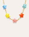 Halskette Starfish Chic Color Edelstahl mit Goldbeschichtung