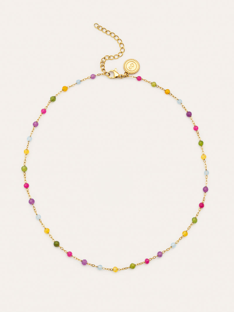 Stella Color Halskette Edelstahl, vergoldet