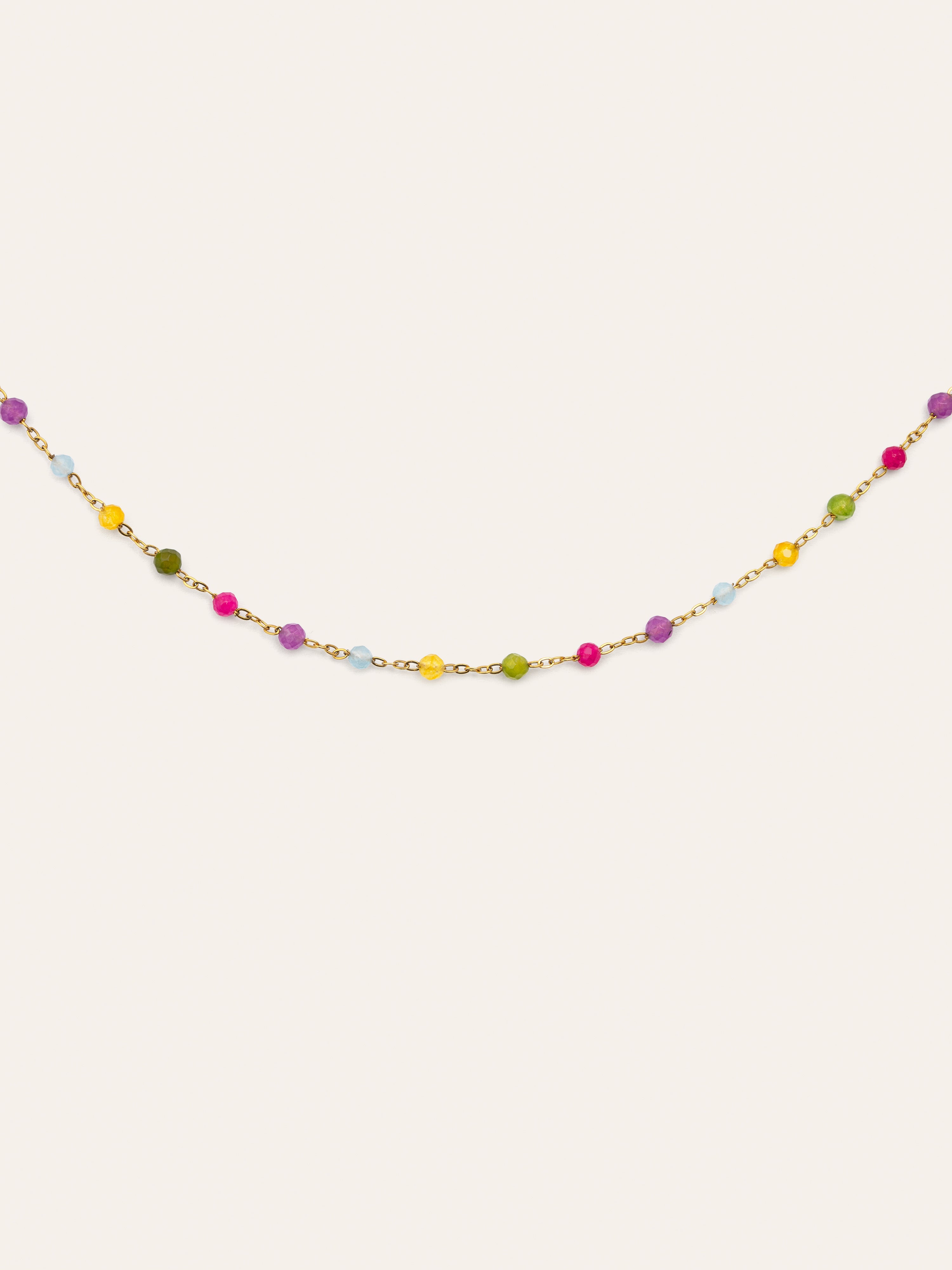 Stella Color Stainless Steel Gold Necklace