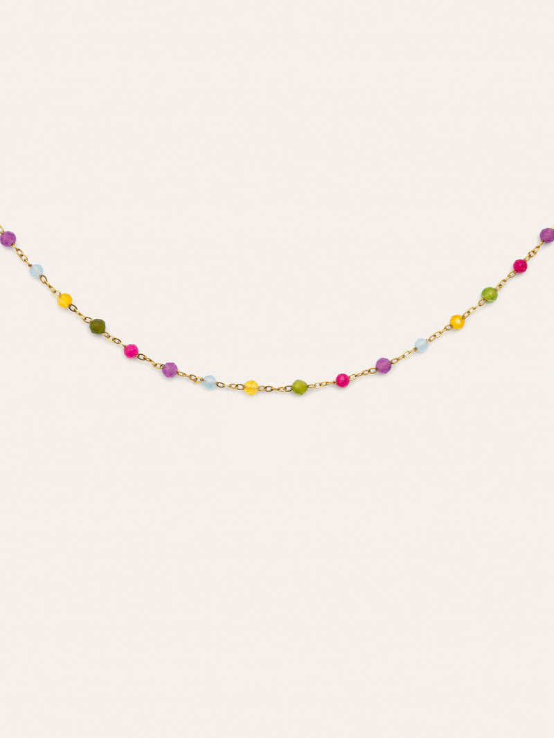 Stella Color Halskette Edelstahl, vergoldet