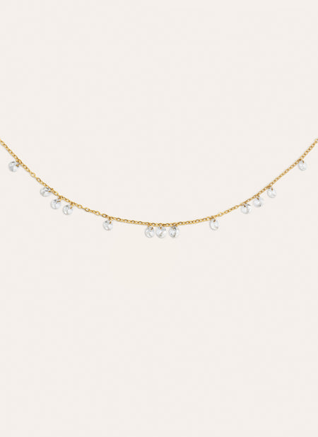 Starlight Edelstahl Vergoldet Halskette