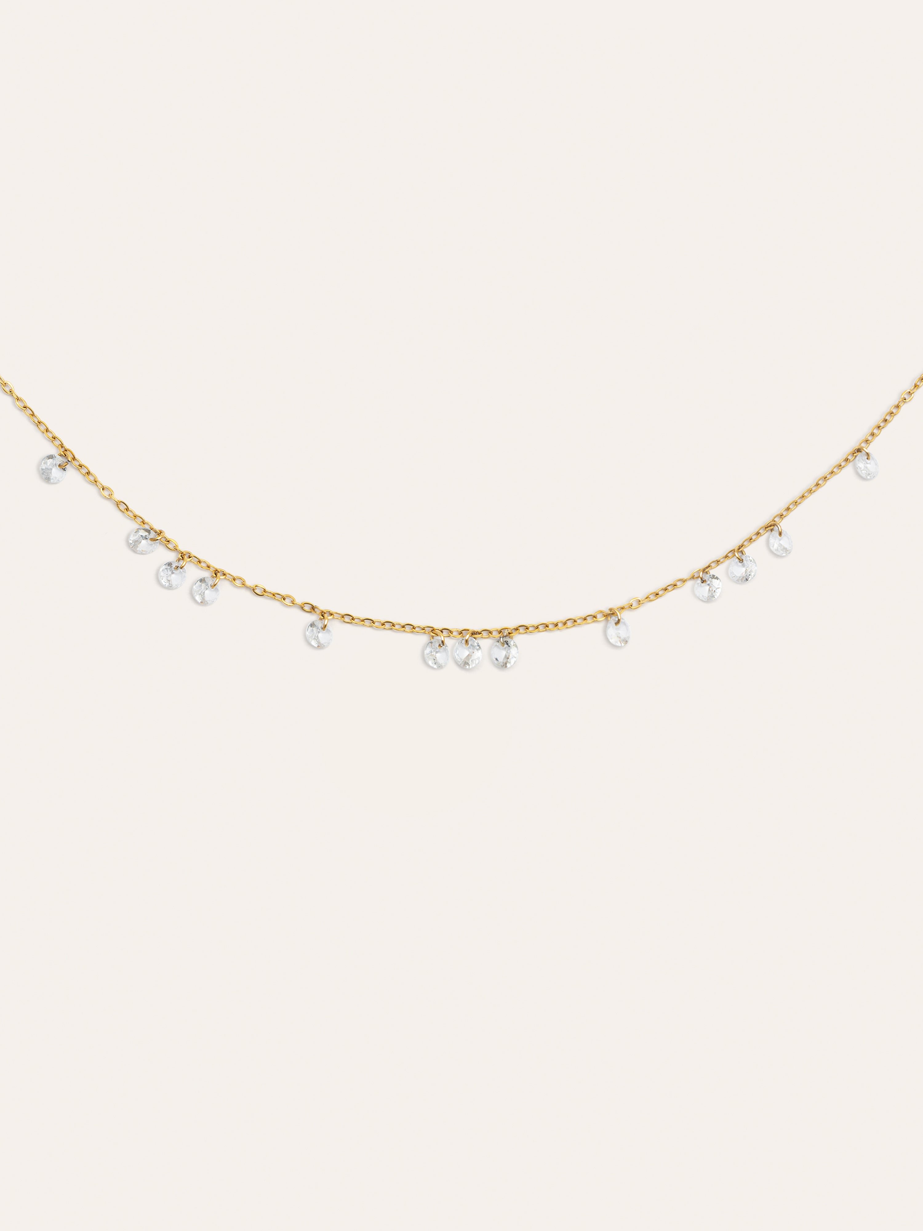 Collar Starlight Acero Baño Oro