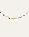 Swing Dots Colors Enamel Halskette, vergoldet