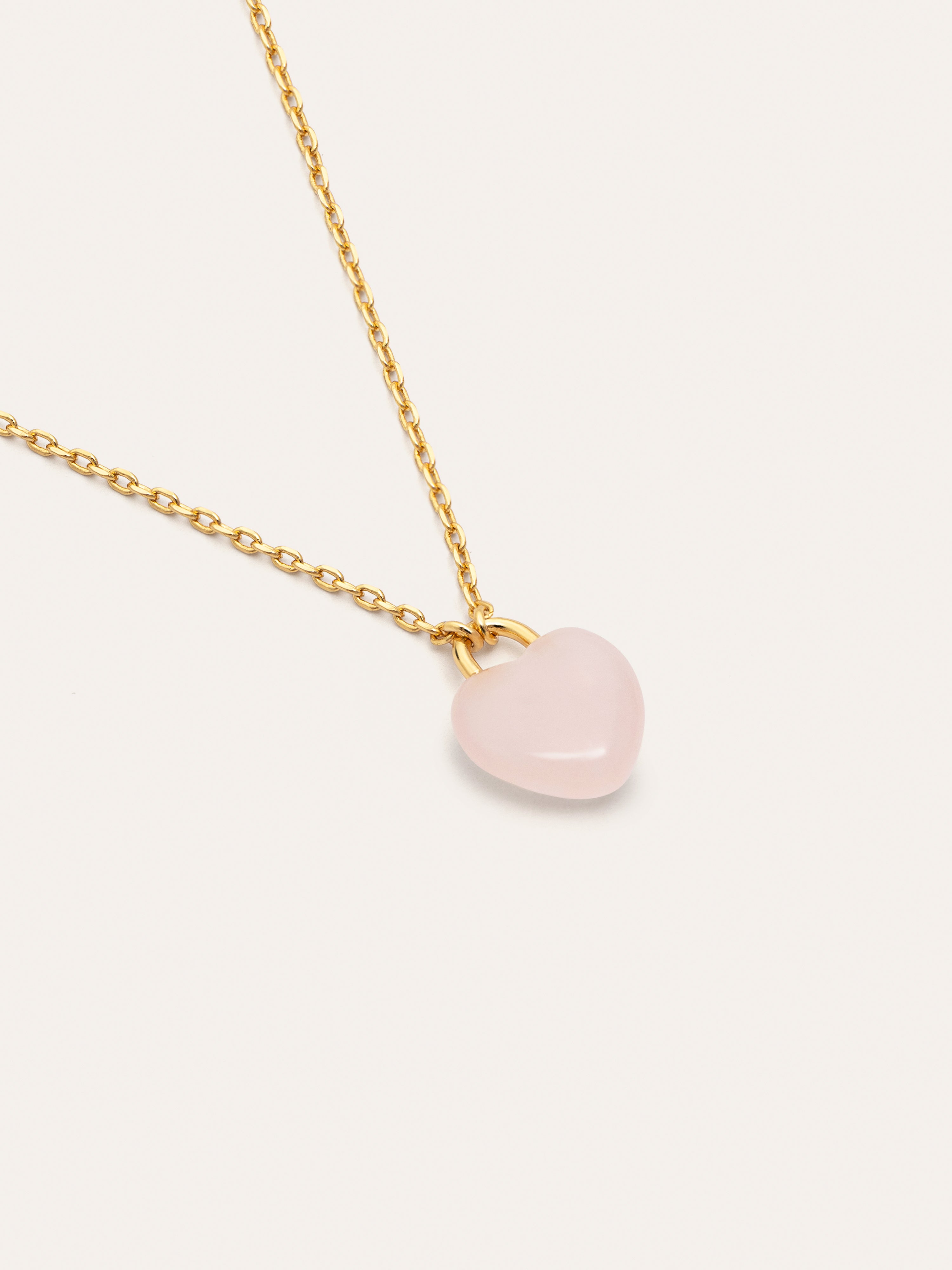 Collar Sweet Heart Stone Baño Oro