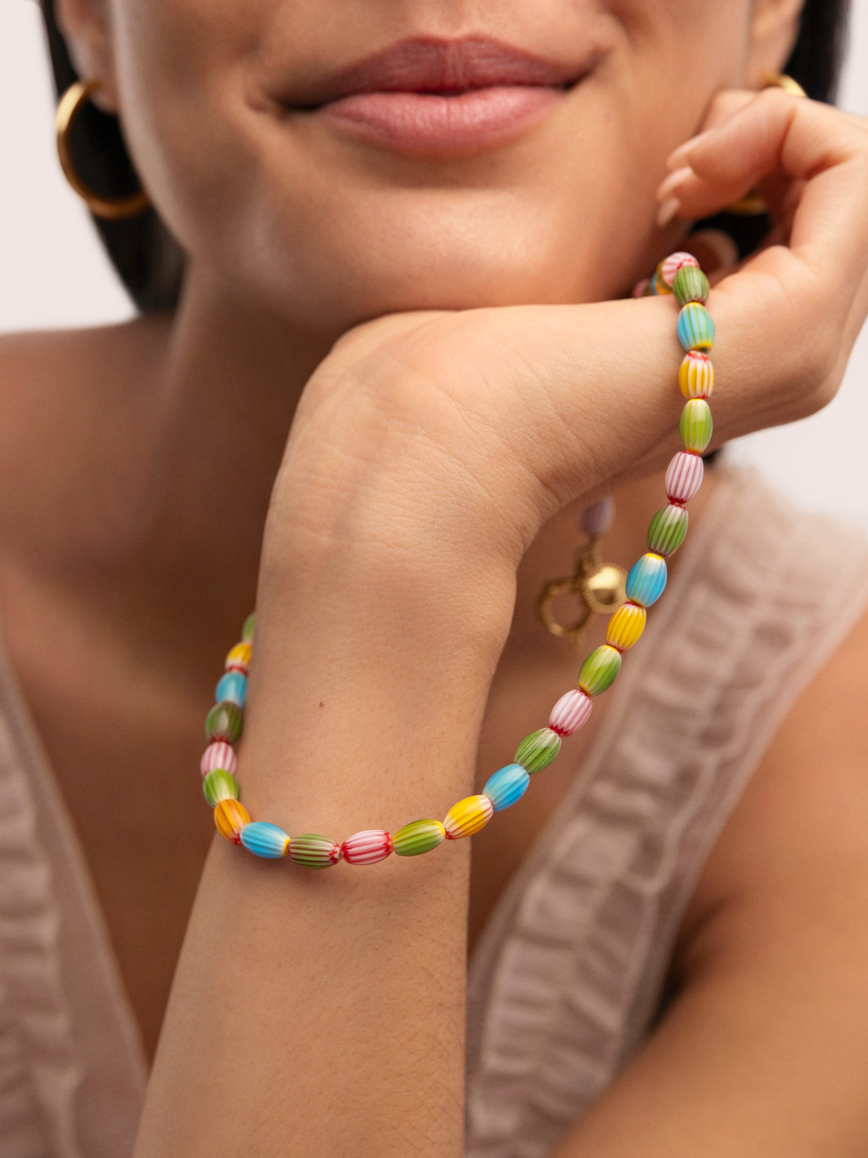 Collar Tarifa Acero Baño Oro