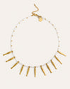 Collier Costa Acier Plaqué Or