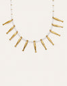 Collier Costa Acier Plaqué Or