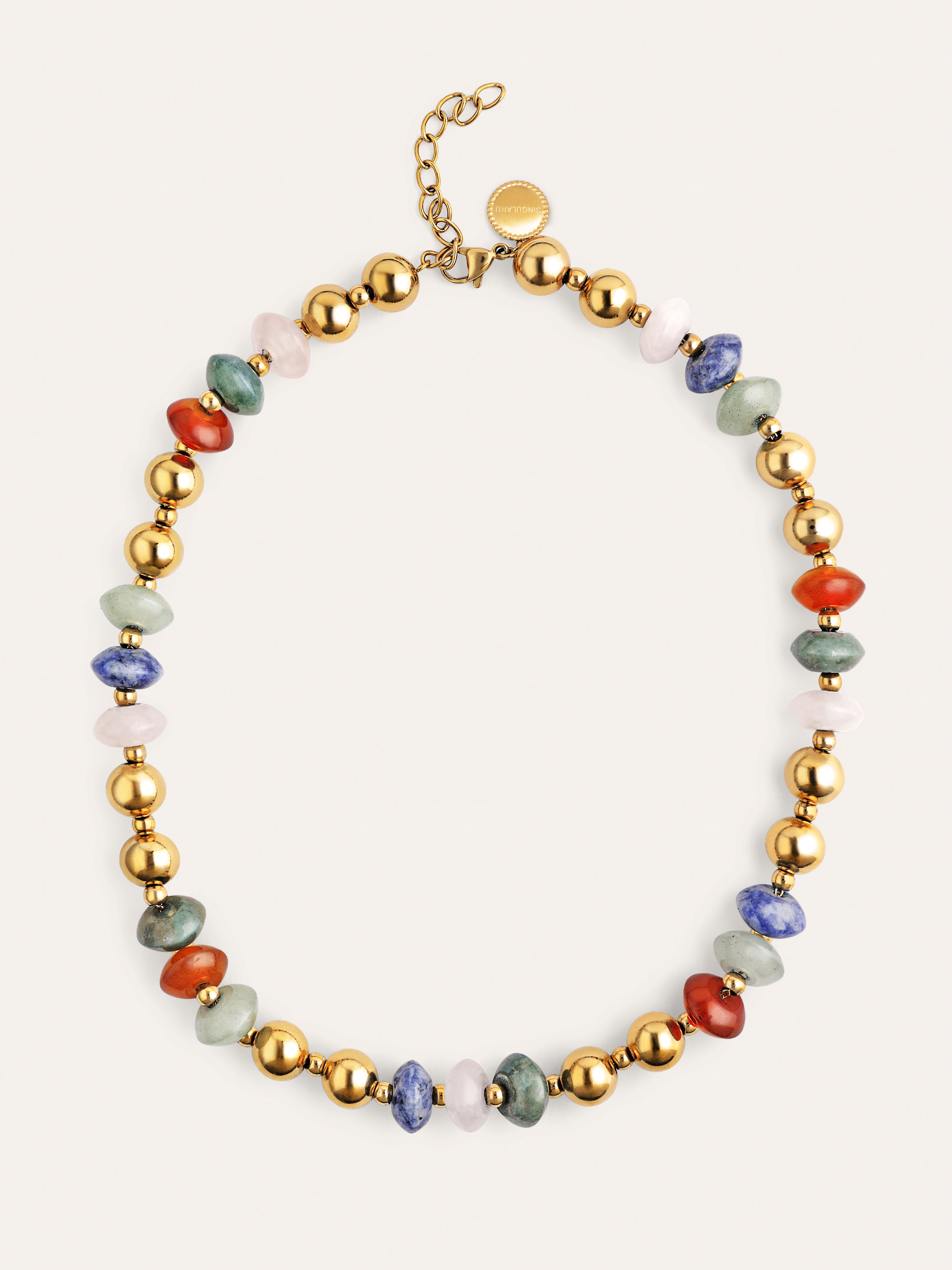 Winter Bomb Halskette Stahl, vergoldet