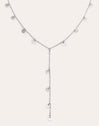 Y Mini Moon Stainless Steel Necklace