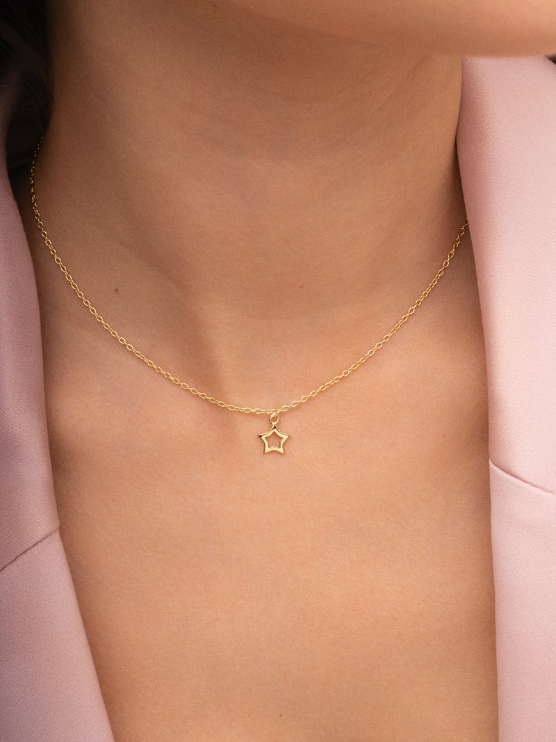 Collana You're a Star Argento Placcato Oro
