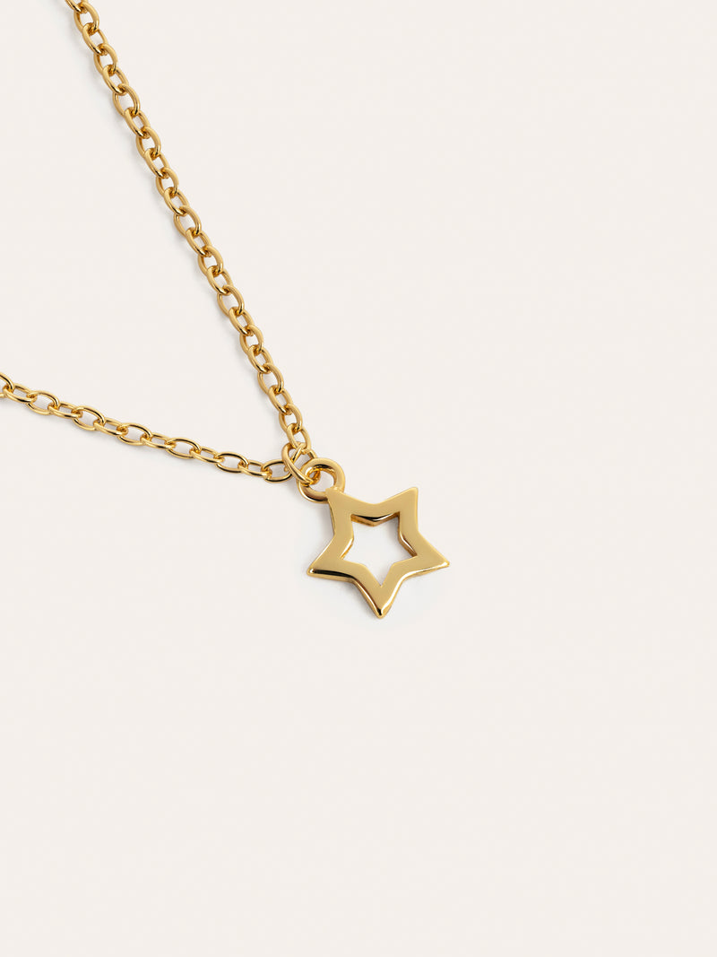 Collana You're a Star Argento Placcato Oro