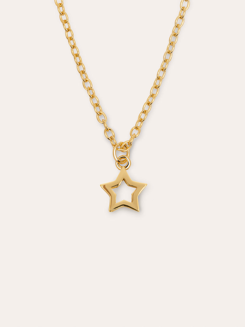 Collana You're a Star Argento Placcato Oro