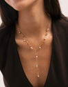 Collier Y Shamira Acier Plaqué Or