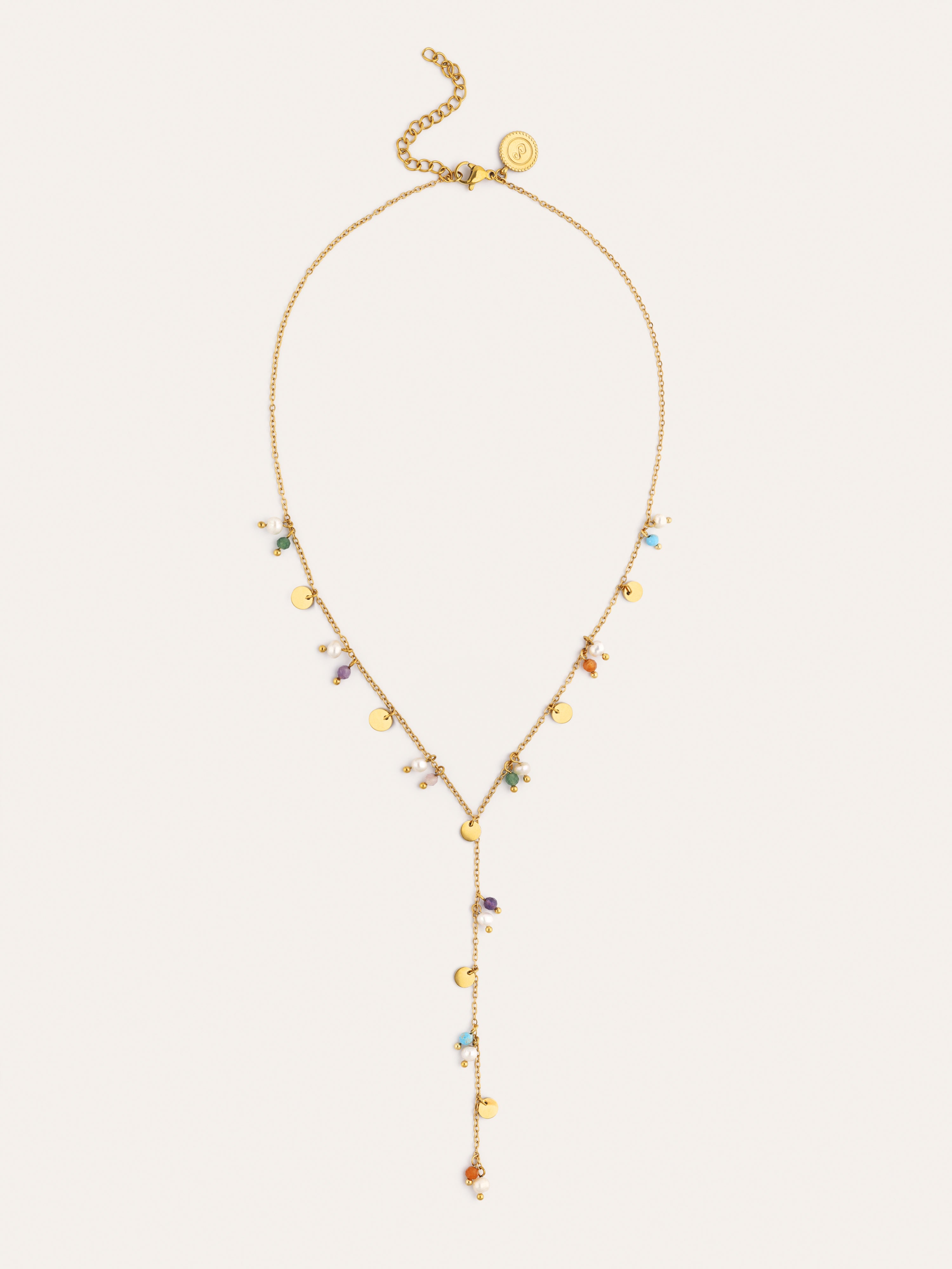 Collier Y Shamira Acier Plaqué Or
