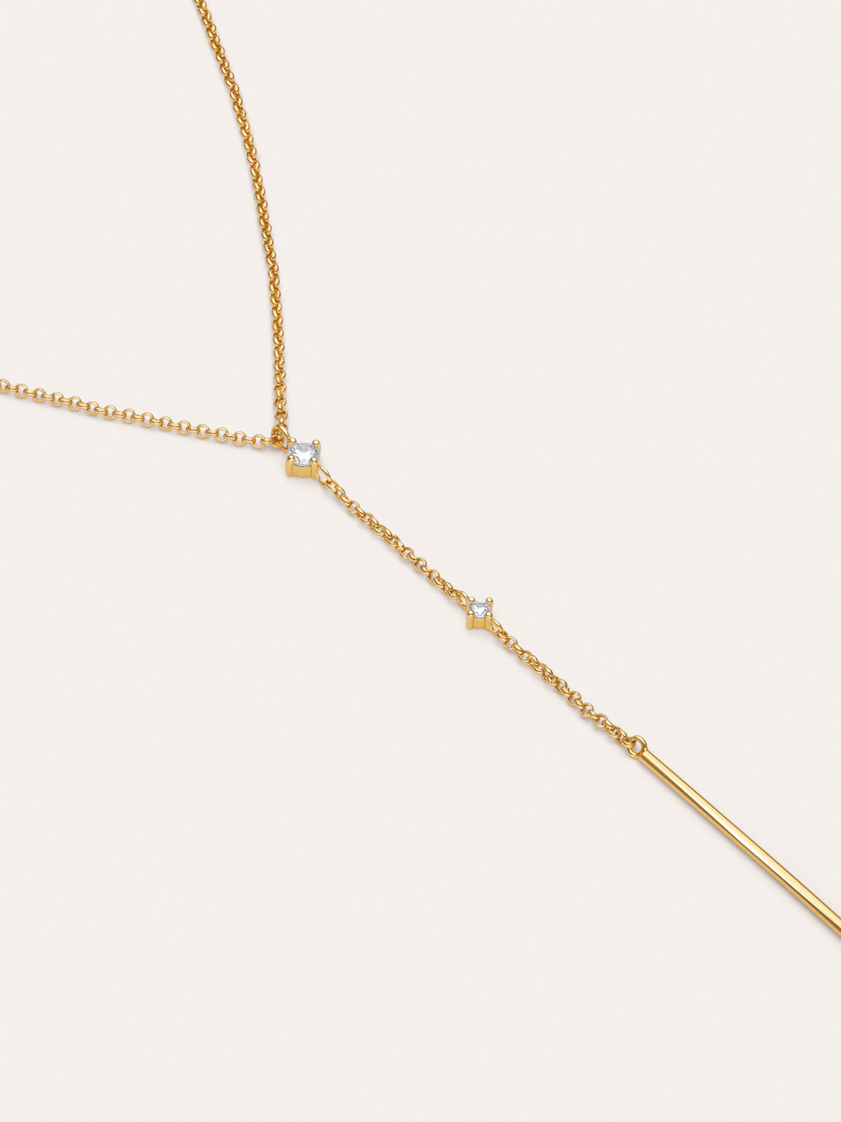Imagen detalle de Collar Y Sparks Stick Baño Oro