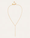 Collar Y Sparks Stick Baño Oro