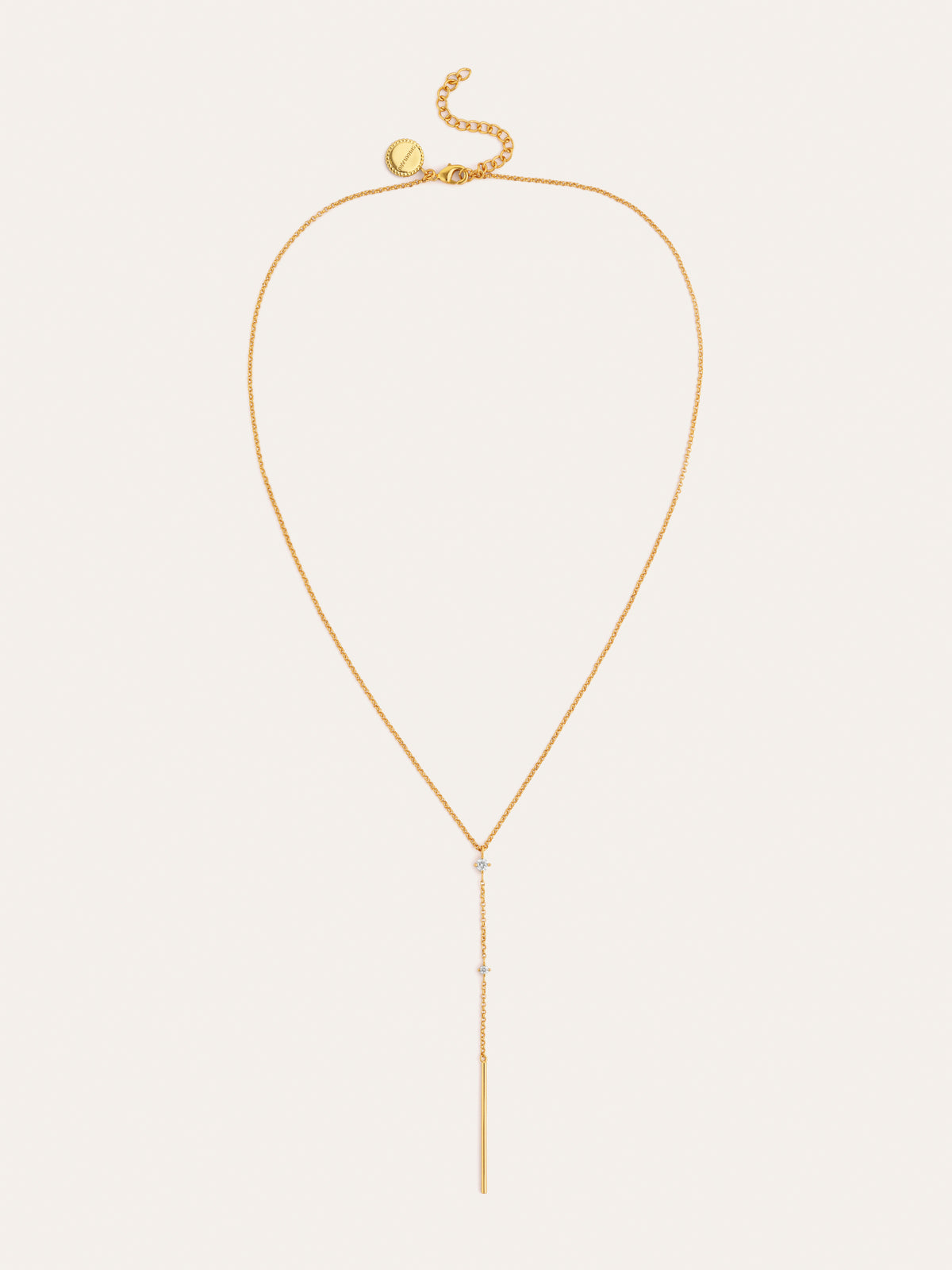 Collar Y Sparks Stick Baño Oro