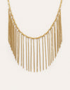 Collier Zafira Champagne Acier Plaqué Or