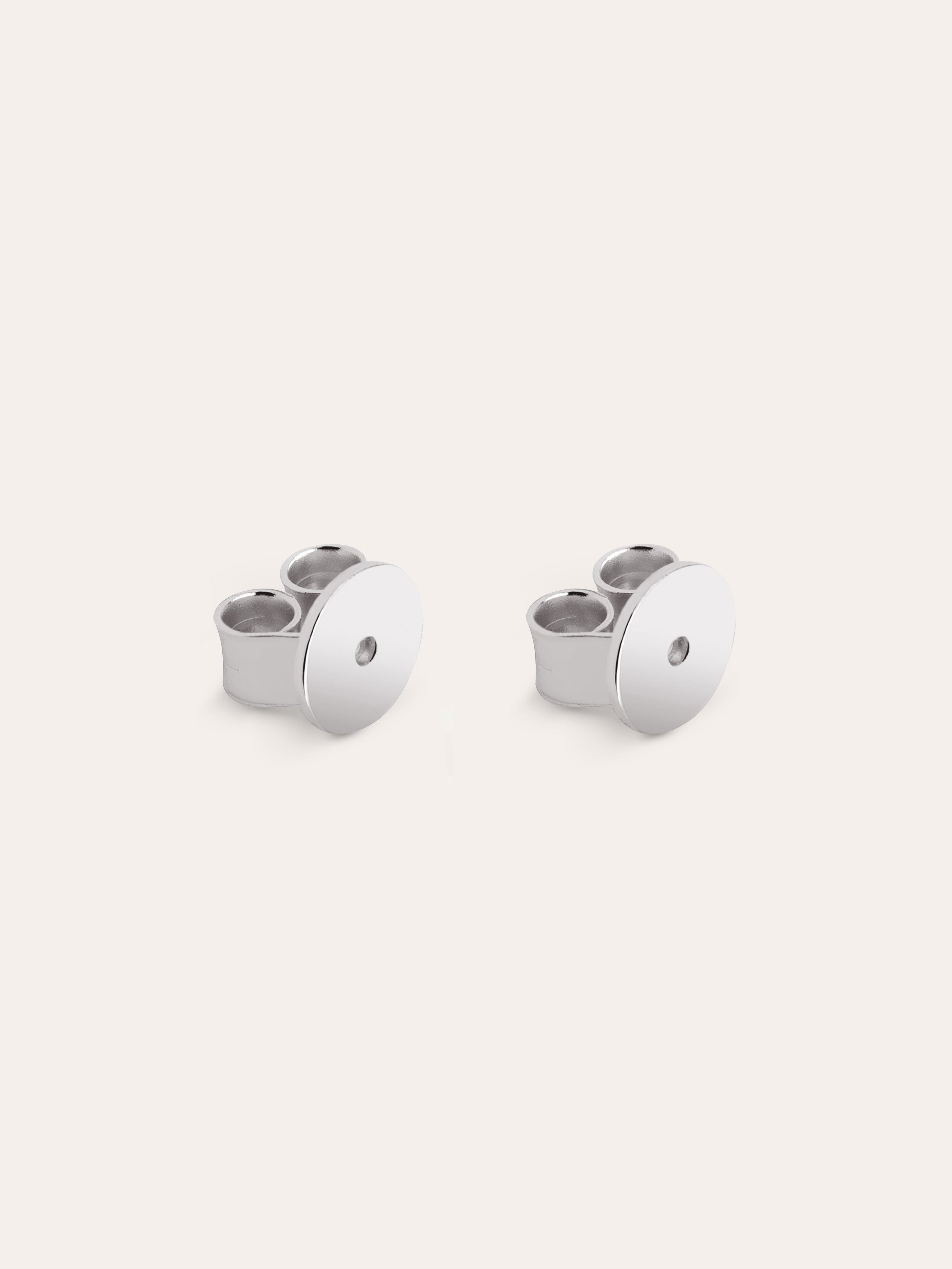 Pack 2 Druckknöpfe Silber