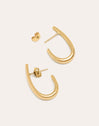 Aby Gold Hoop Earrings