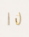 Pendientes Aro Aby Sparks Baño Oro