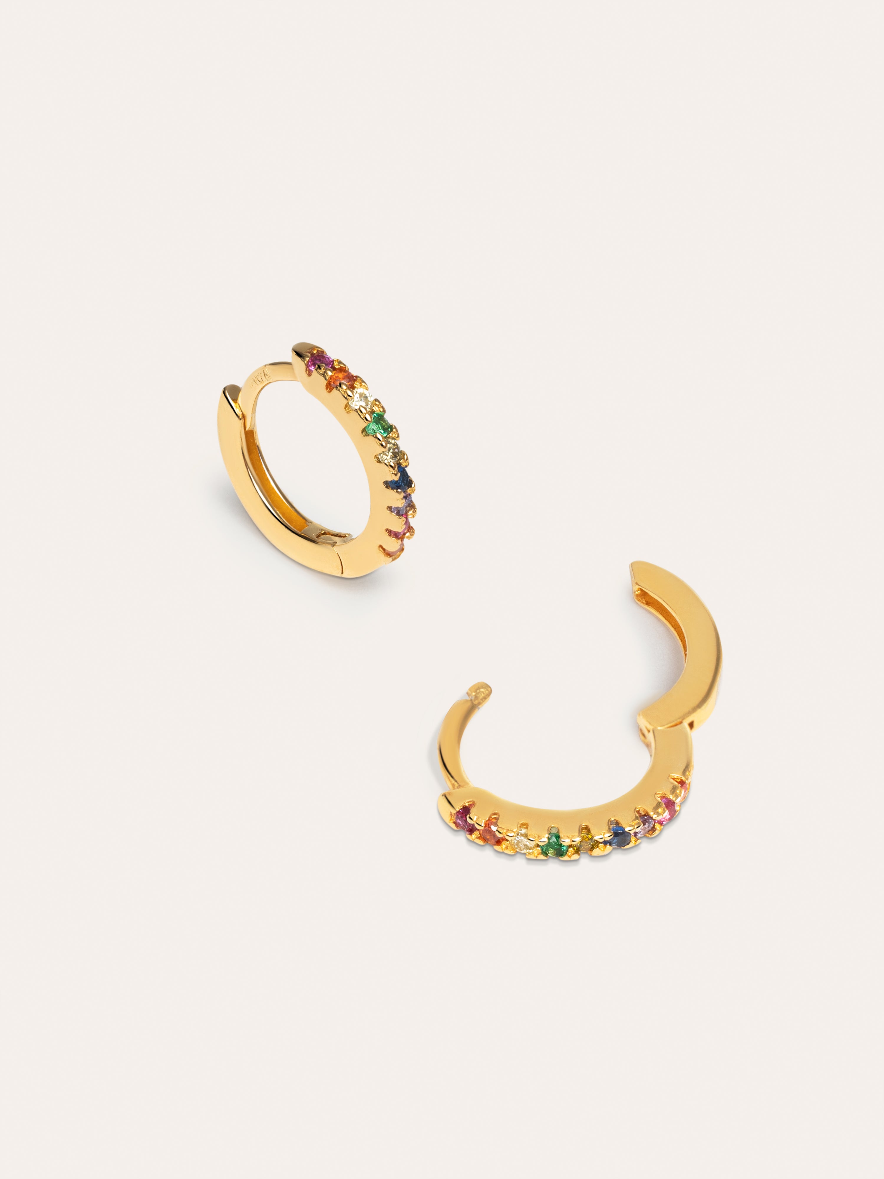 Colors Gold Hoop Earrings