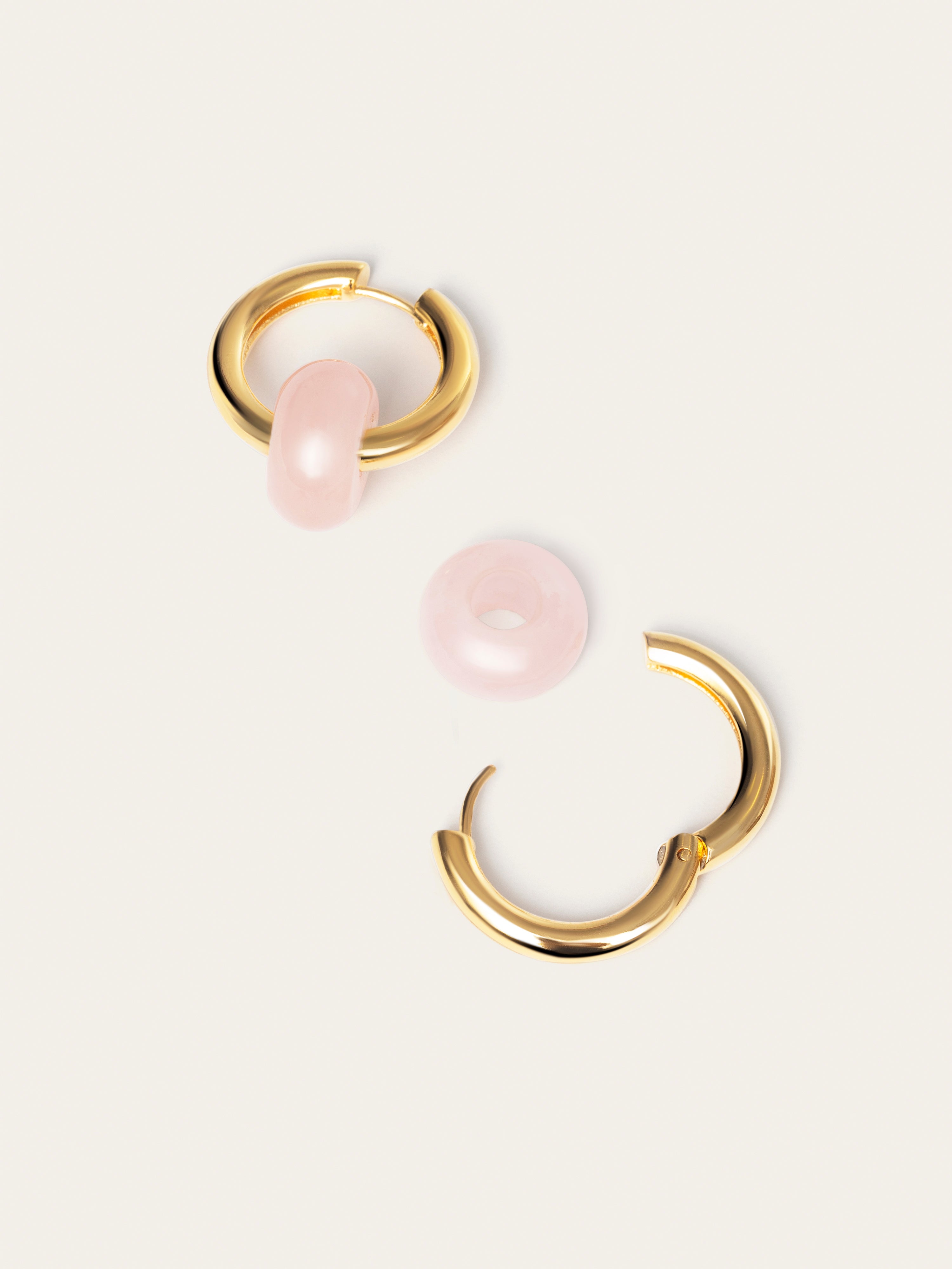 Carmen True Rose Gold Hoop Earrings