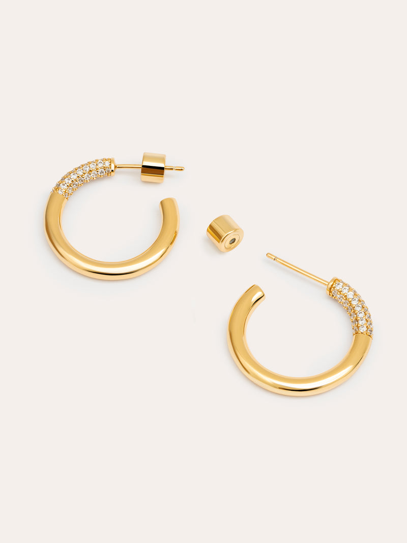 Pendientes Aro Alma Baño Oro