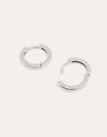 10mm Silver Hoop Earrings