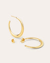 Cenit Gold Hoop Earrings