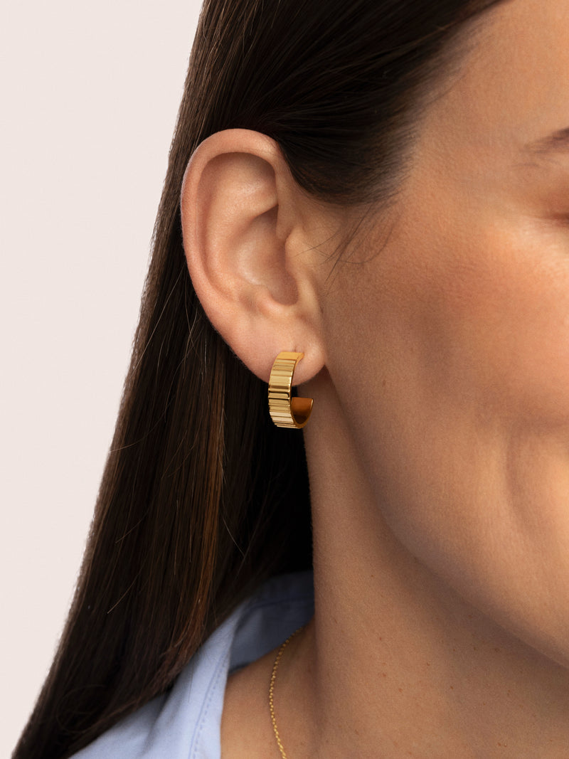 Gear Stainless Steel Earrings