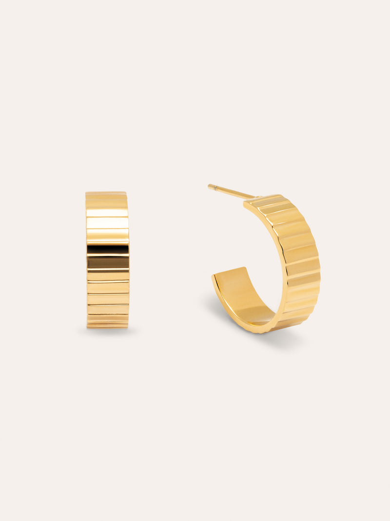 Gear Stainless Steel Earrings