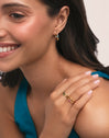 Anello Leonor Rosa Placcato Oro - vista 4