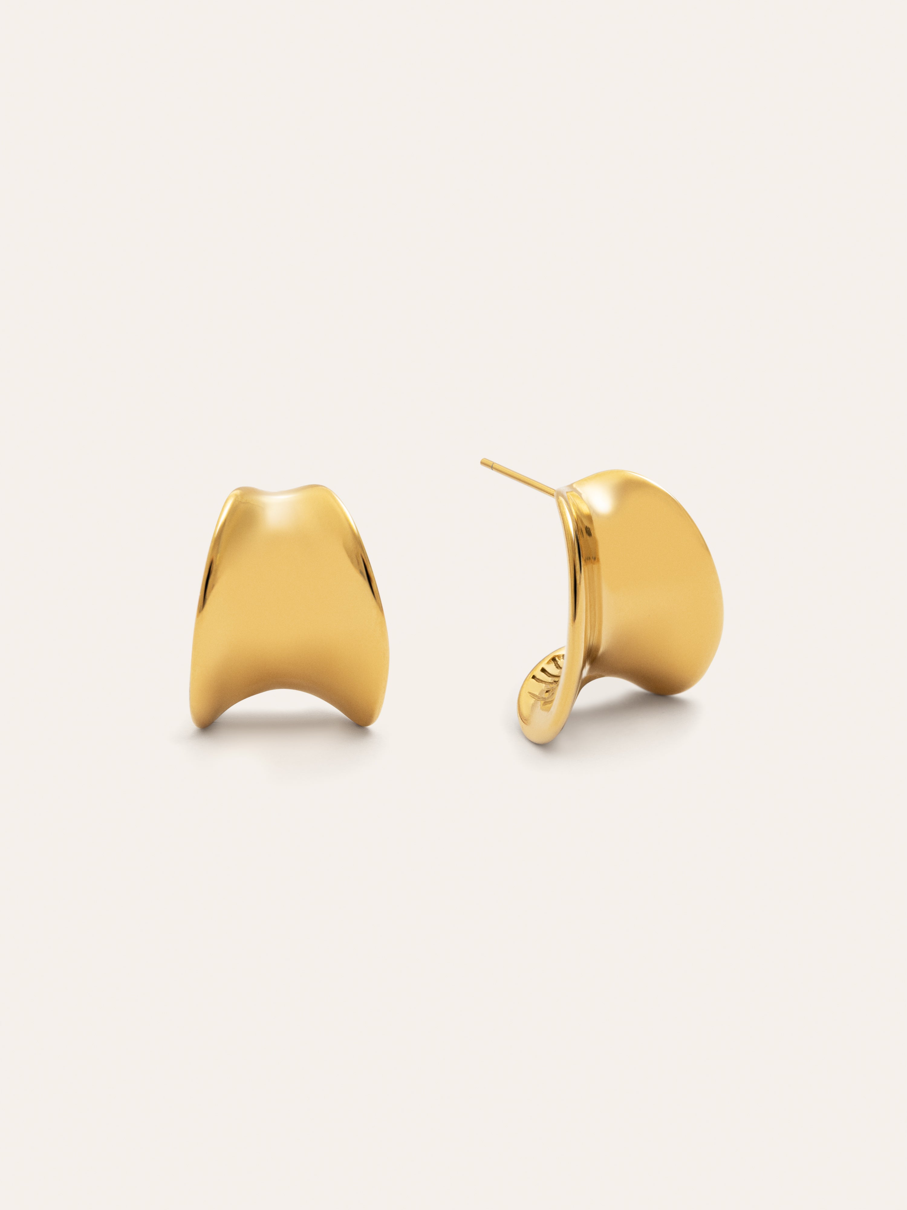 Little Lucy Stainless Steel Gold Hoop Earrings 