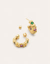 Aretes Sand Colors Baño Oro