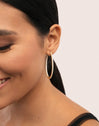 Scarlett L Gold Hoop Rings 