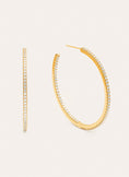 Scarlett L Gold Hoop Rings 