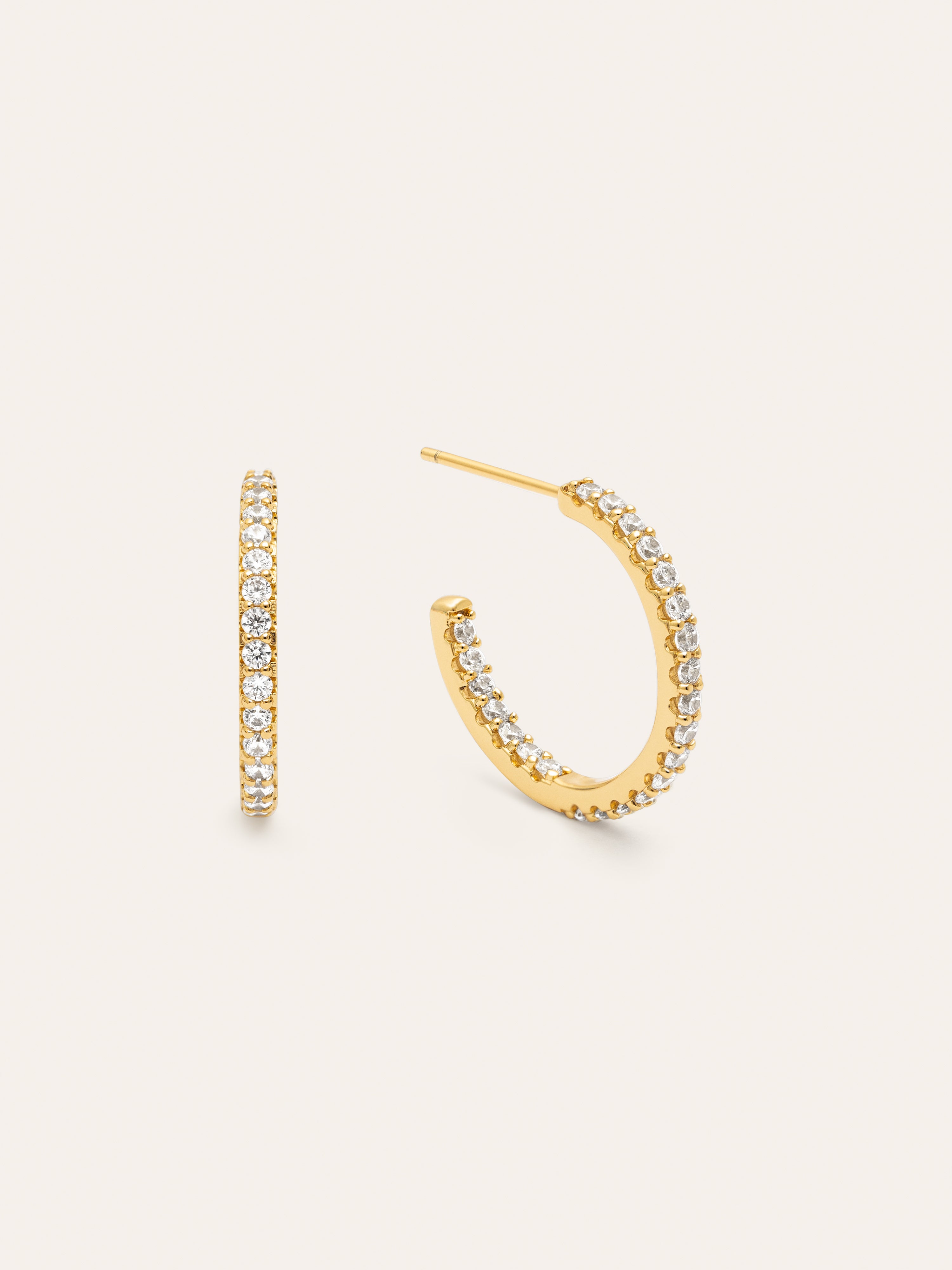 Scarlett S Gold Hoop Earrings