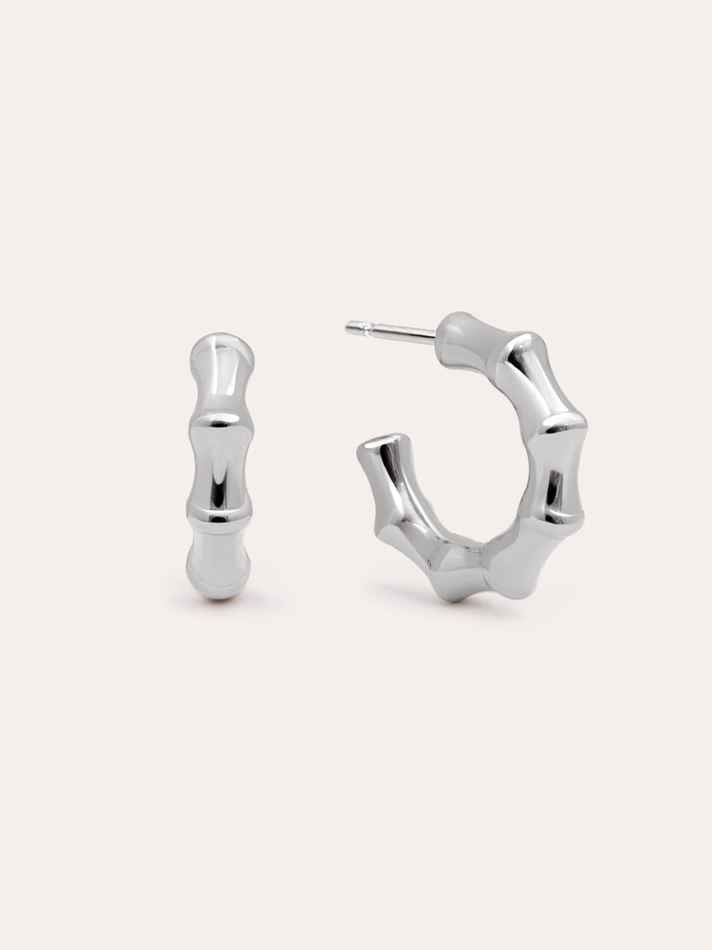 Boucles D’oreilles Créoles Sugarcane Acier