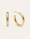 Brincos Argola Starla Sparks M Banho Ouro