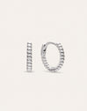 Pendientes Aro Twist Acero