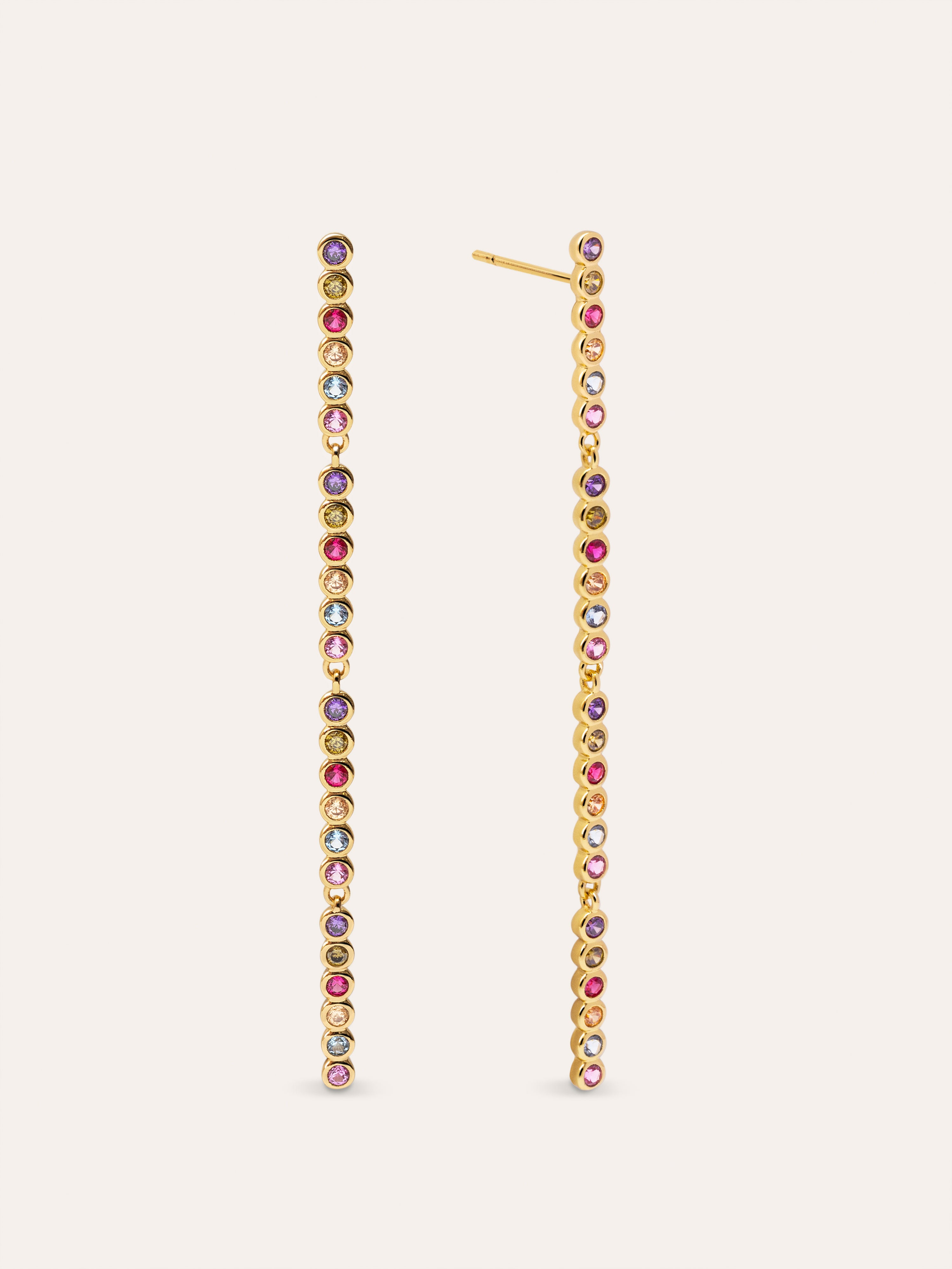 Pendientes Aurora Color Baño Oro